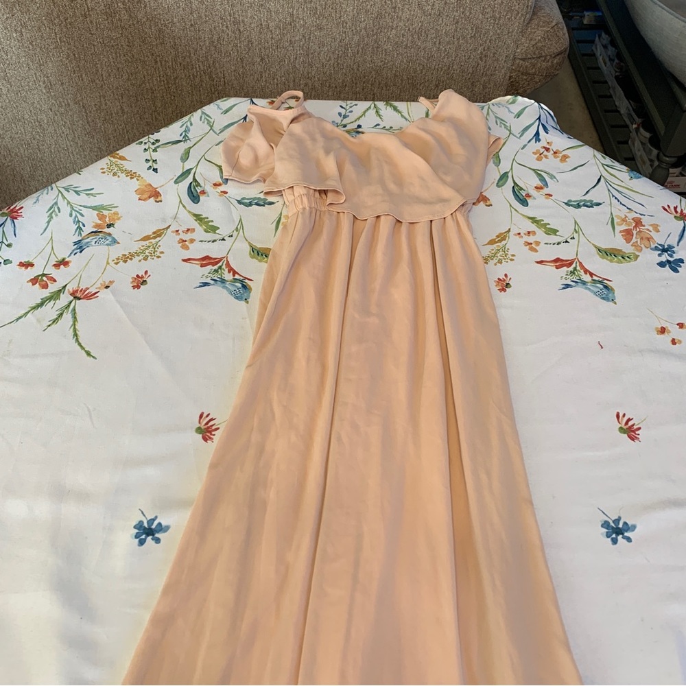 Show Me Your Mumu Caitlin Cold Shoulder Maxi Dress Size small